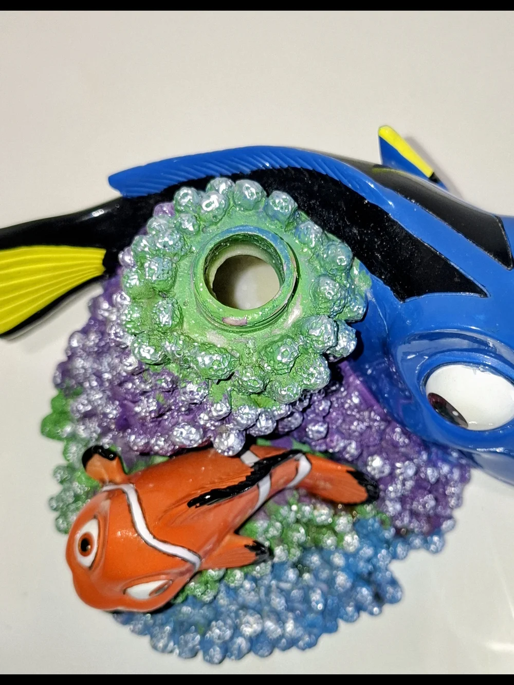 Rare Disney Blue Dory and Orange Nemo  Soap Dispenser